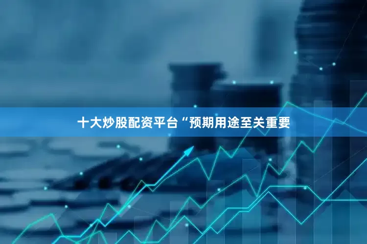 十大炒股配资平台　　“预期用途至关重要