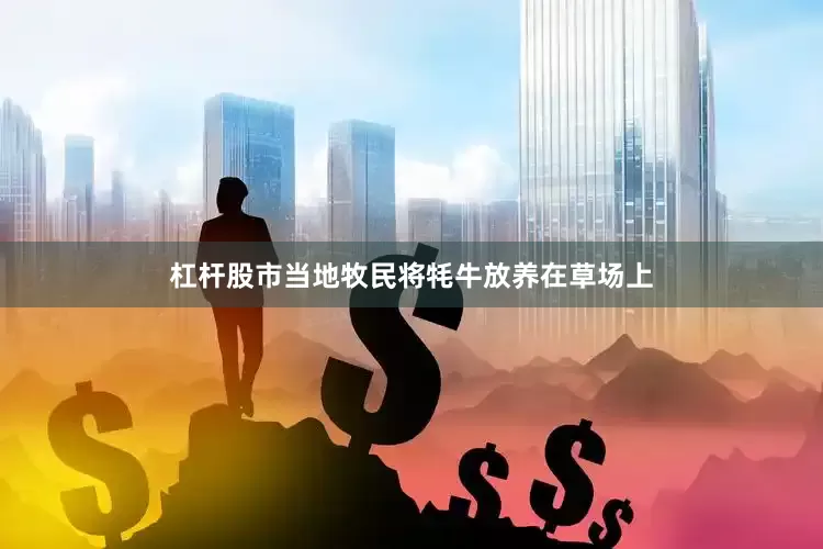 杠杆股市当地牧民将牦牛放养在草场上