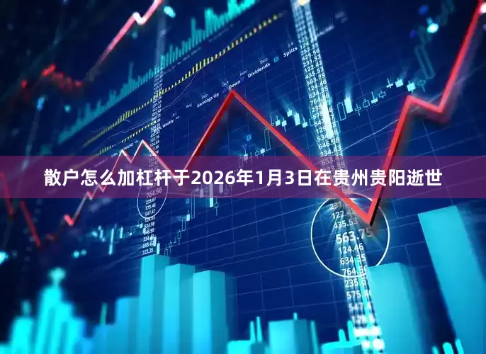 散户怎么加杠杆于2026年1月3日在贵州贵阳逝世
